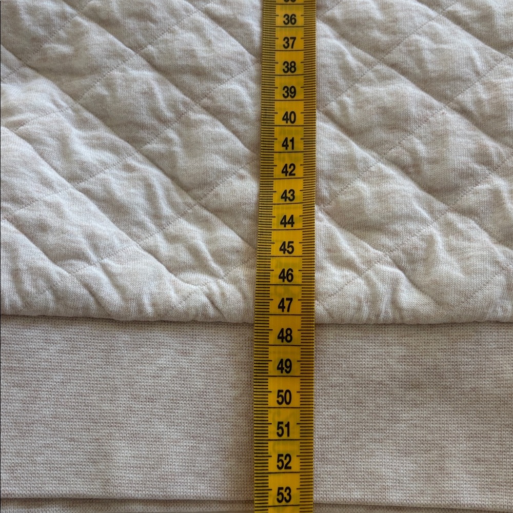 Patagonia women Quilted Crewneck Sweatshirt - Beige . - Picture 6 of 6